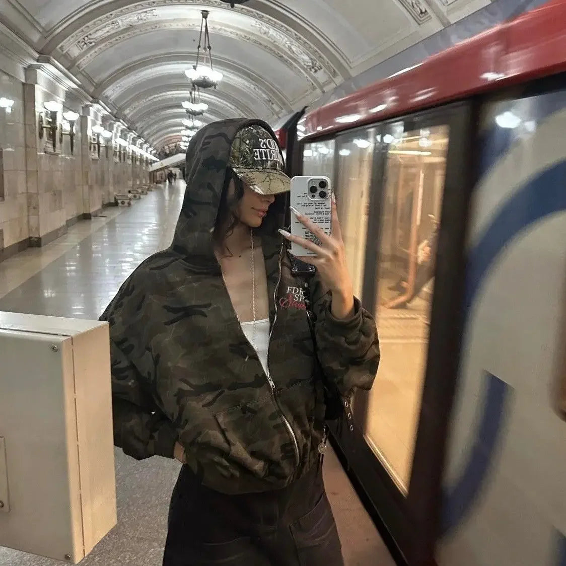 Hooded Camouflage Jacket